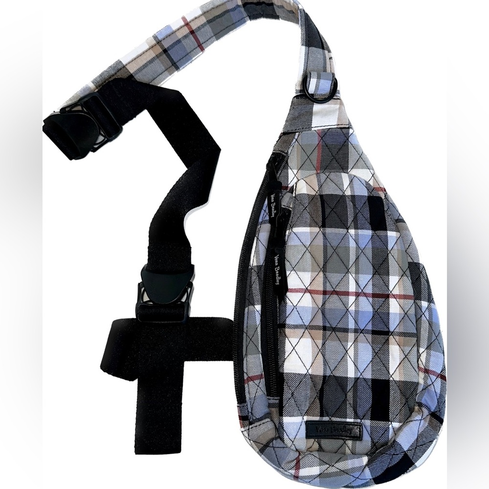 VERA BRADLEY ~ UNISEX "Perfectly Plaid" ~ Essential Sling Backpack
